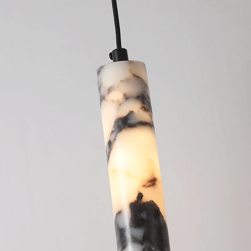 Lampe Cylindre — l’élégance brute de la pierre naturelle