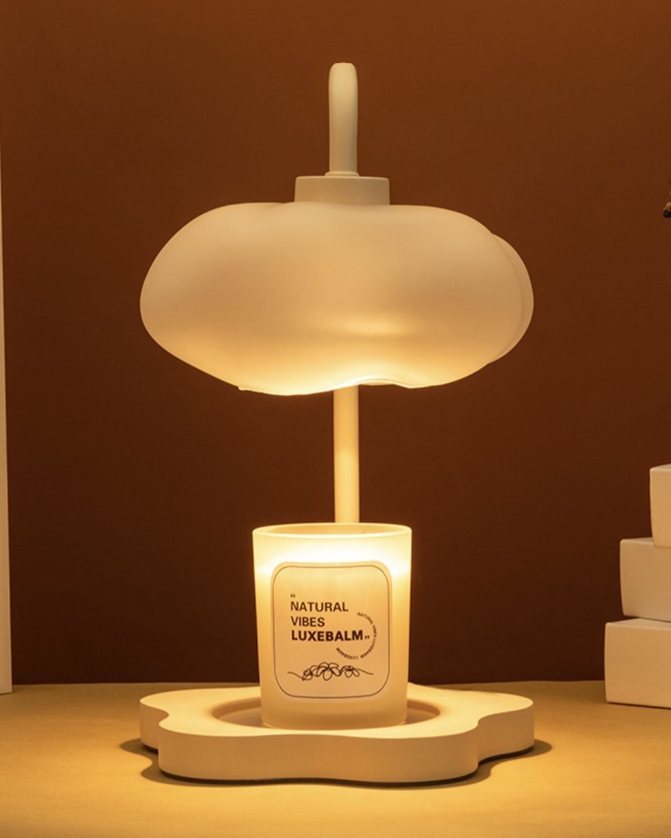 Lampe chauffe-bougie Nuage, vue 2